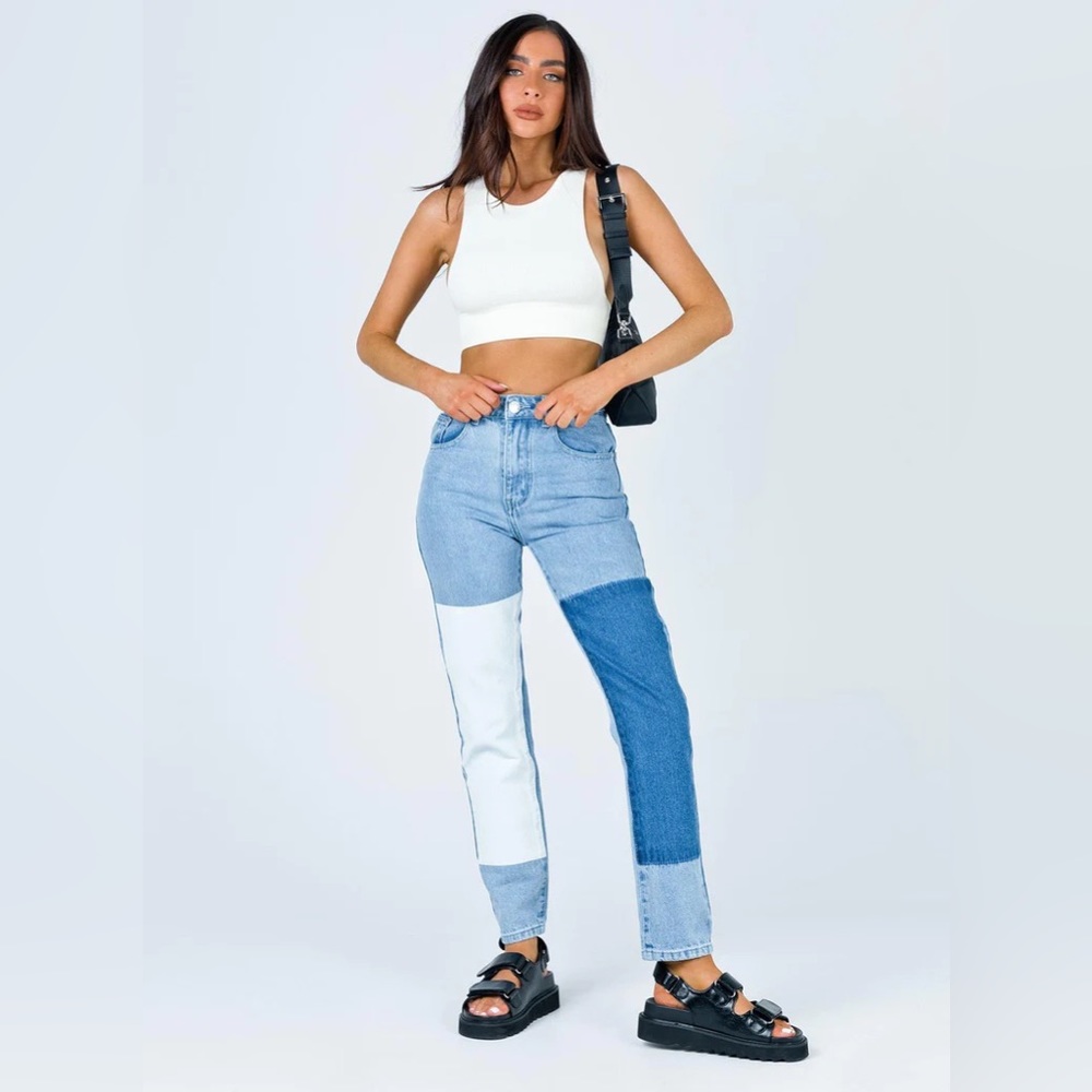 Princess, Polly size 0, patchwork jeans denim